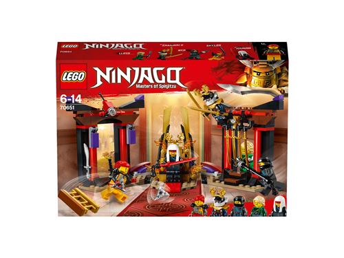 LEGO NINJAGO 70651 THRONE ROOM SHOWDOWN