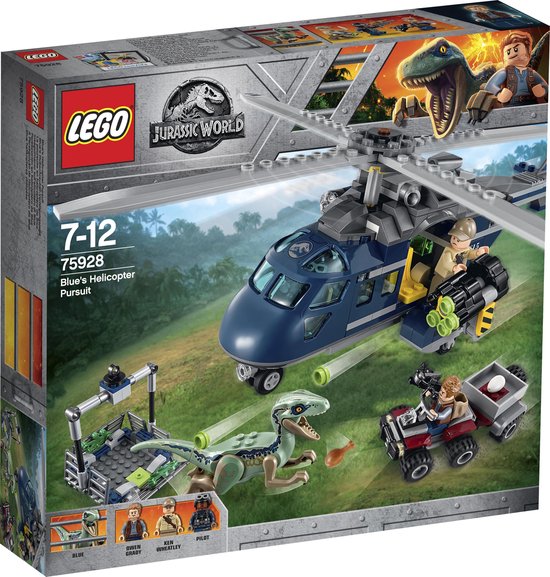 LEGO LA POURSUITE EN HELICOPTERE DE BLUE