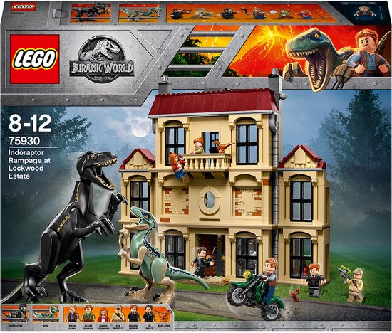 LEGO Jurassic World Indoraptorchaos bij Lockwood Estate 75930