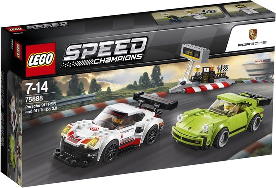 LEGO Speed Champions Porsche 911 RSR en 911 Turbo 3.0 75888