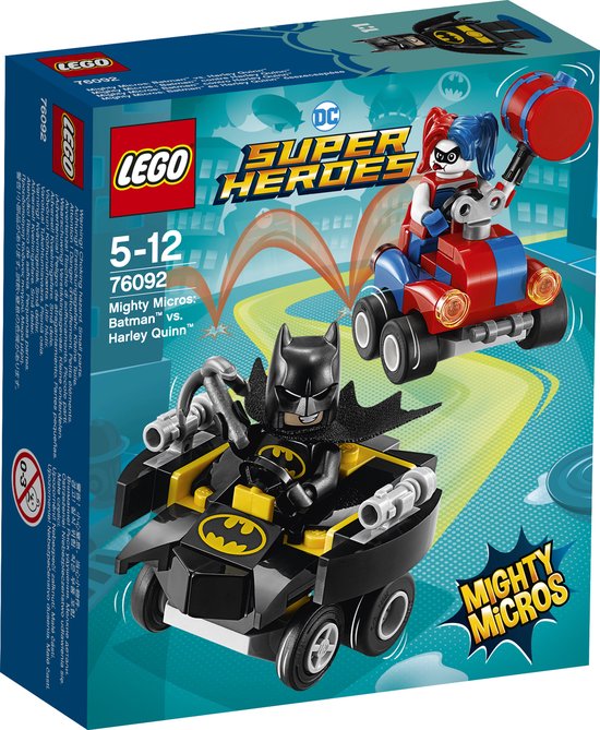 LEGO 76092 MIGHTY MICROS: BATMAN VS. HARLEY QUINN-MIGHTY