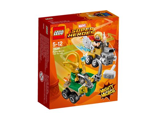 LEGO 76091 MIGHTY MICROS: THOR VS. LOKI-MIGHTY MICROS : THOR