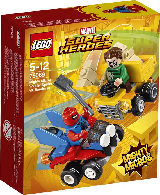 LEGO 76089 MIGHTY MICROS: SPIDER-MAN VS. SANDMAN-MIGHTY