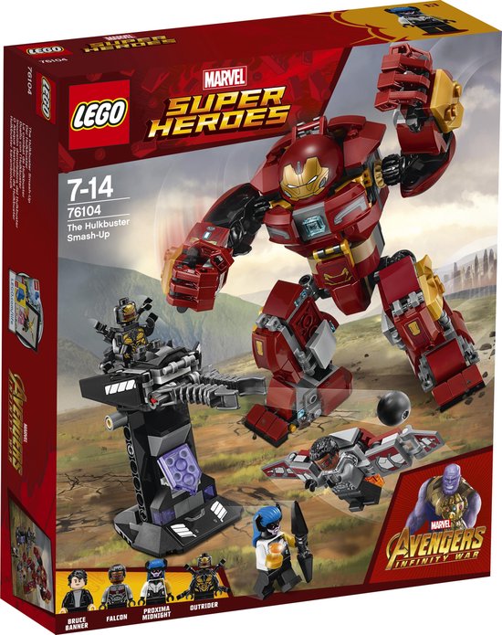 LEGO Marvel Super Heroes Het Hulkbuster duel 76104