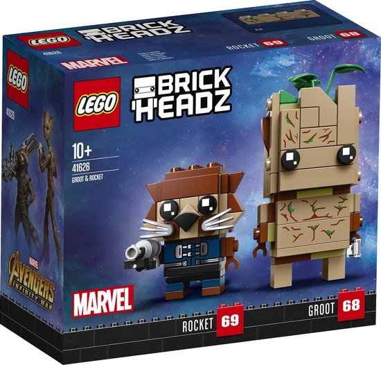 LEGO BrickHeadz Groot & Rocket 41626