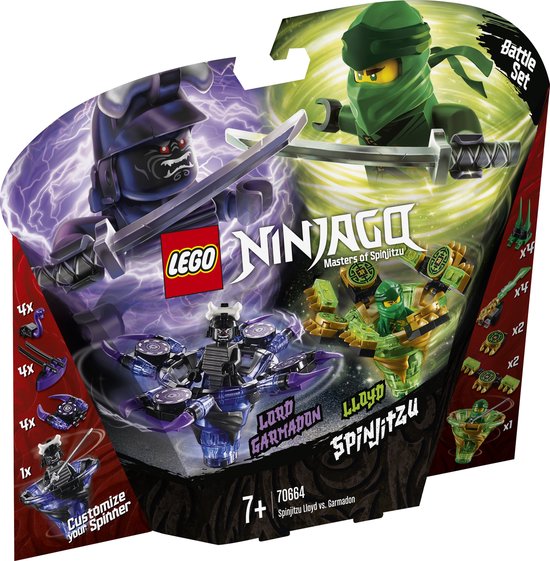 LEGO NINJAGO Spinjitzu Lloyd vs. Garmadon - 70664