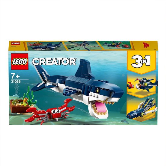 LEGO Creator 3-in-1 - Diepzeewezens constructiespeelgoed 31088