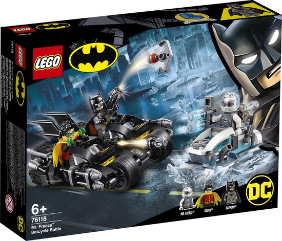 LEGO® DC Comics Super Heroes 76118 Mr. Freeze™ Het Batcycle-gevecht