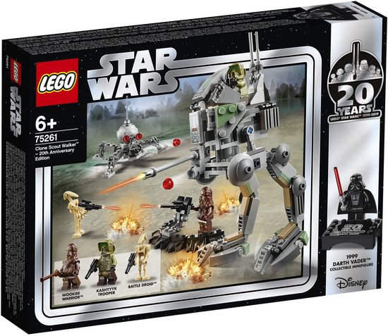 LEGO Star Wars Clone scout walker – uitgave ter ere van het 20-jarig bestaan 75261