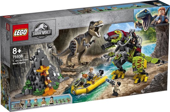 LEGO Jurassic World T. rex vs Dino-Mech Battle 75938