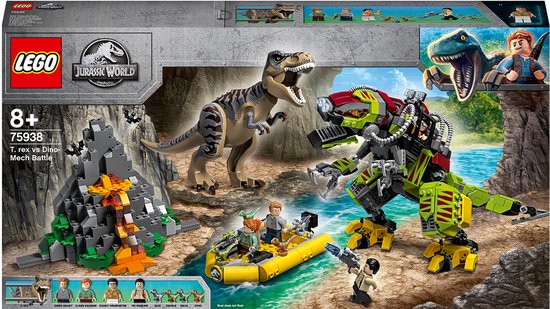 LEGO Jurassic World T. rex vs Dino-Mech Battle 75938