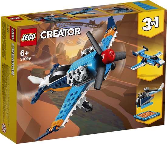 LEGO PROPELLERVLIEGTUIG AVION À HÉLICES