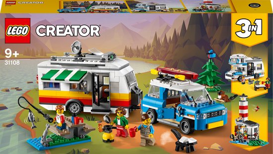 LEGO Creator Familievakantie met caravan 31108