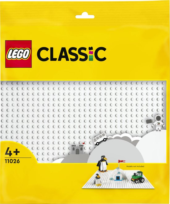 LEGO Classic Witte bouwplaat 32x32 Bouwbord 11026
