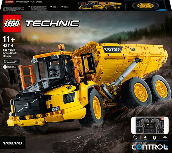 LEGO® Technic De 6x6 knikdumper van Volvo 42114