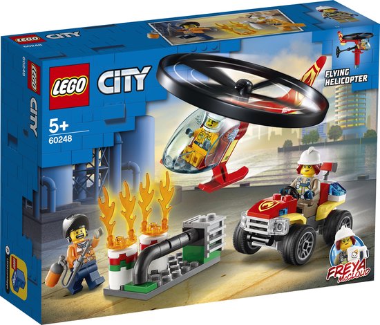 LEGO 60248 BRANDWEERHELIKOPTER/HÉLICOPTÈRE POMPIERS
