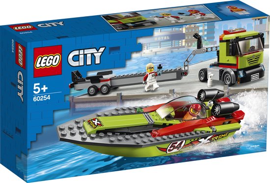 LEGO® City Great Vehicles 60254 Raceboottransport