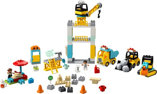 LEGO DUPLO Torenkraan & Bouwterrein 10933
