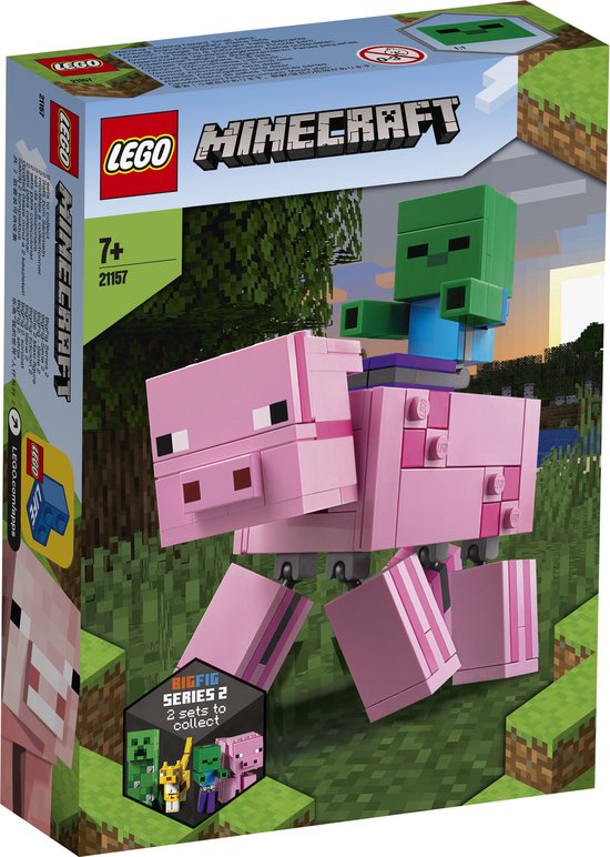 LEGO® Minecraft™ 21157  BigFig Varken met Babyzombie