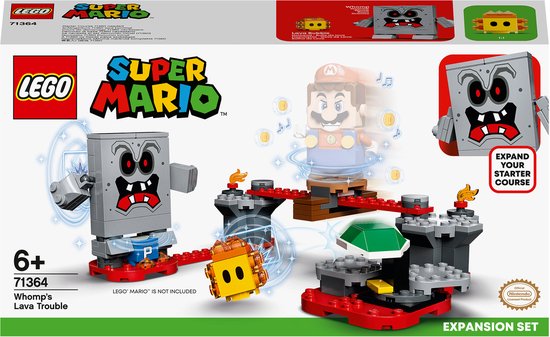 LEGO 71364 Super Mario Uitbreidingsset: Whomps Lavafort Bouwbaar Spel