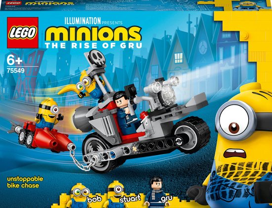 LEGO Minion Enerverende motorachtervolging 75549