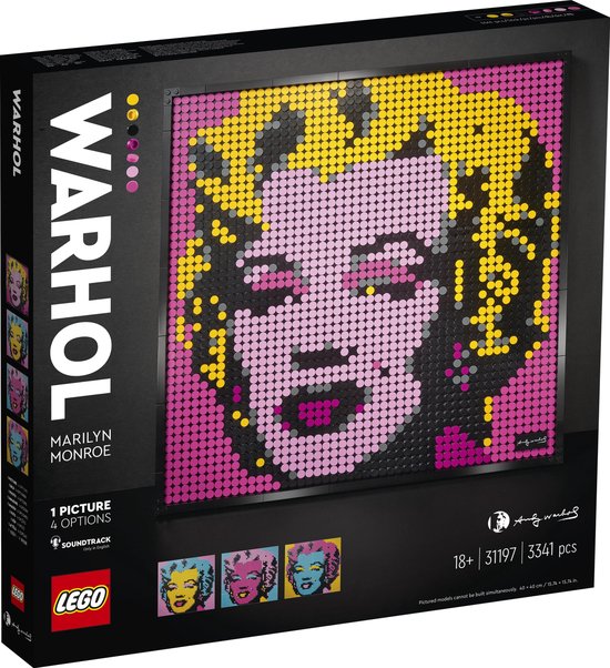 LEGO®Art Andy Warhol Marilyn Monroe 31197
