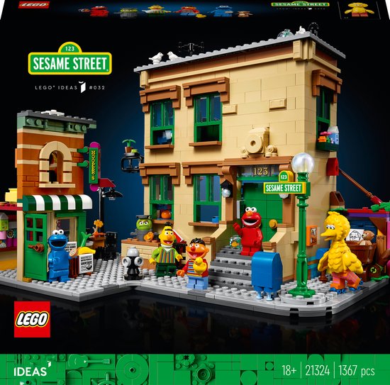 LEGO® Ideas 123 Sesamstraat 21324