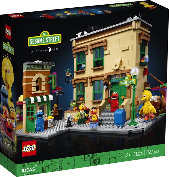 LEGO® Ideas 123 Sesamstraat 21324