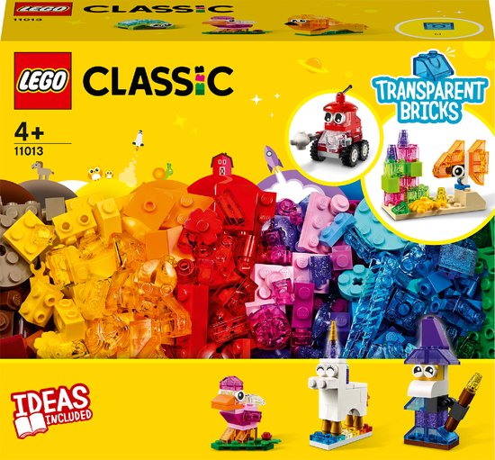 LEGO Classic 11013 Creatieve Transparante Stenen