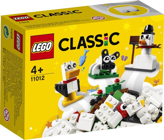 LEGO BRIQUES BLANCHES CRÉATIVES