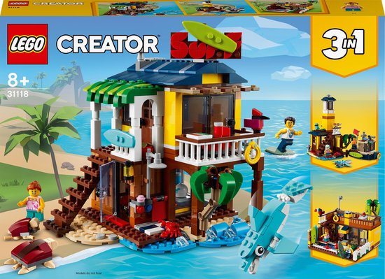 LEGO® Creator 3 en 1 Surfer Strandhuis 31118