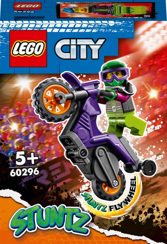 LEGO City 60296 Wheelie Stuntmotor