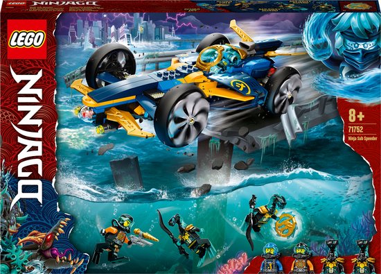 LEGO 71752 LE BOLIDE NINJA SOUS-MARIN