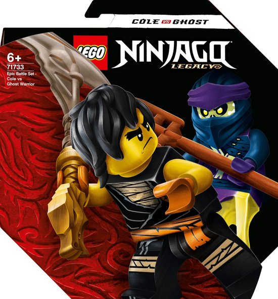 LEGO NINJAGO Epische Strijd set Cole tegen Spookstrijder 71733