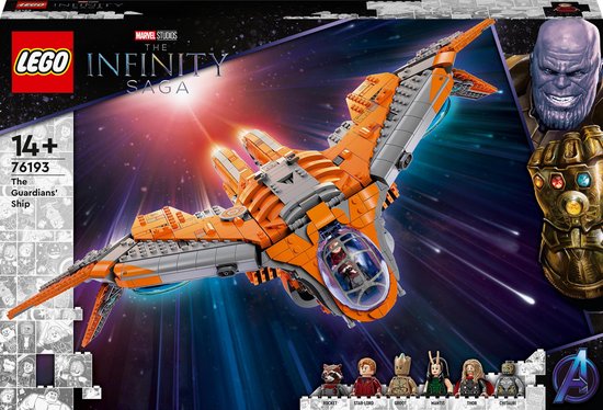 LEGO Marvel - Het schip van de Guardians constructiespeelgoed 76193