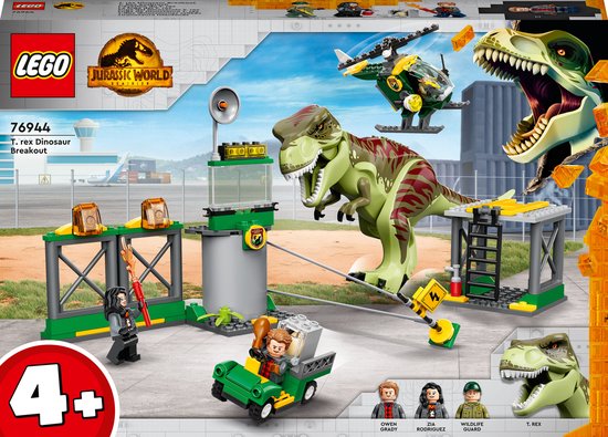 LEGO® Jurassic World™ 76944 T. rex dinosaurus ontsnapping