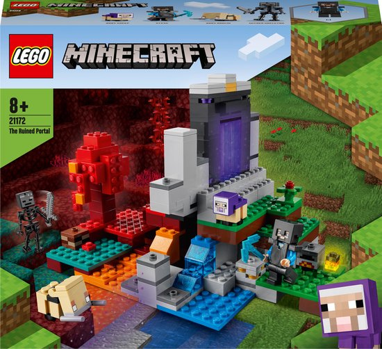 LEGO Minecraft - Het verwoeste portaal constructiespeelgoed 21172