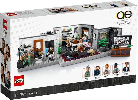 LEGO® Icons 10291 Queer Eye De Fab 5 zolder