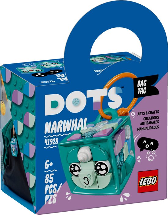 LEGO® DOTS™ 41928 Tassenhanger narwal