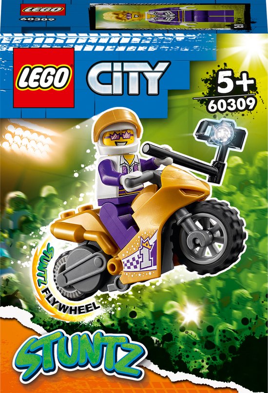 LEGO 60309 SELFIE STUNTMOTOR LA MOTO DE CASCADE SELFIE