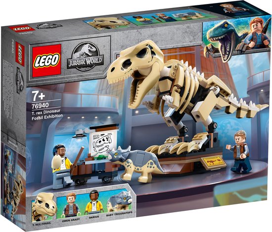 LEGO® Jurassic World™ 76940 Tentoonstelling dinosaurusfossiel van T. Rex