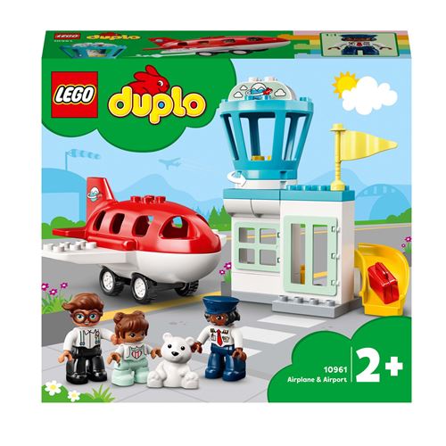 DUPLO 10961 AVION ET AEROPORT -VLIEGTUIG EN VLIEGVELD