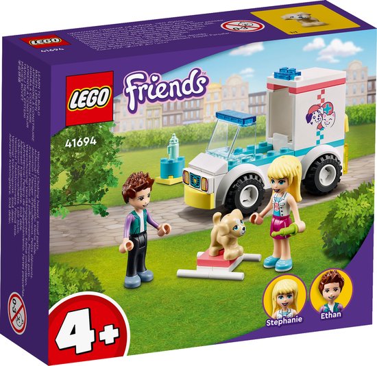 LEGO 41694 DIERENAMBULANCE L¿AMBULANCE DE LA CLINIQUE VÉTÉ