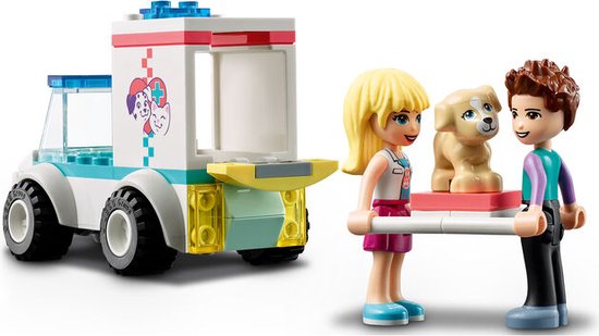 LEGO 41694 DIERENAMBULANCE L¿AMBULANCE DE LA CLINIQUE VÉTÉ