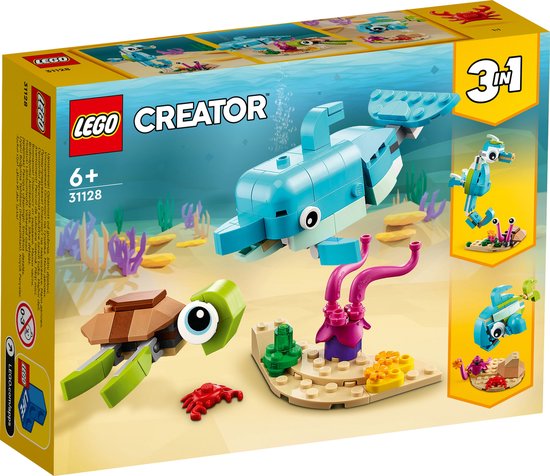 LEGO 31128 DOLFIJN EN SCHILDPAD LE DAUPHIN ET LA TORTUE