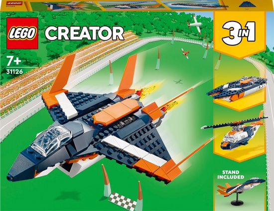 LEGO 31126 SUPERSONISCH STRAALVLIEGTUIG L¿AVION SUPERSONIQ