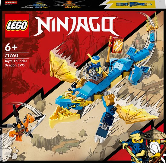 LEGO 71760 JAY'S BLIKSEMDRAAK EVO LE DRAGON DU TONNERRE DE
