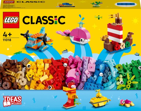 LEGO Classic - Creatief zeeplezier constructiespeelgoed 11018
