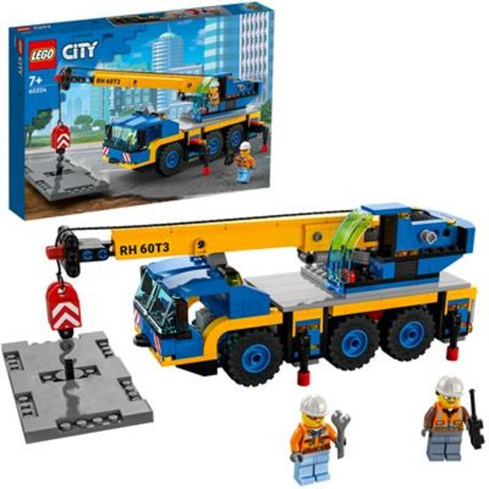 LEGO 60324 MOBIELE KRAAN LA GRUE MOBILE