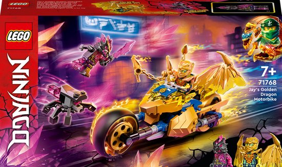 LEGO® Ninjago® 71768 Jay's gouden drakenmotor